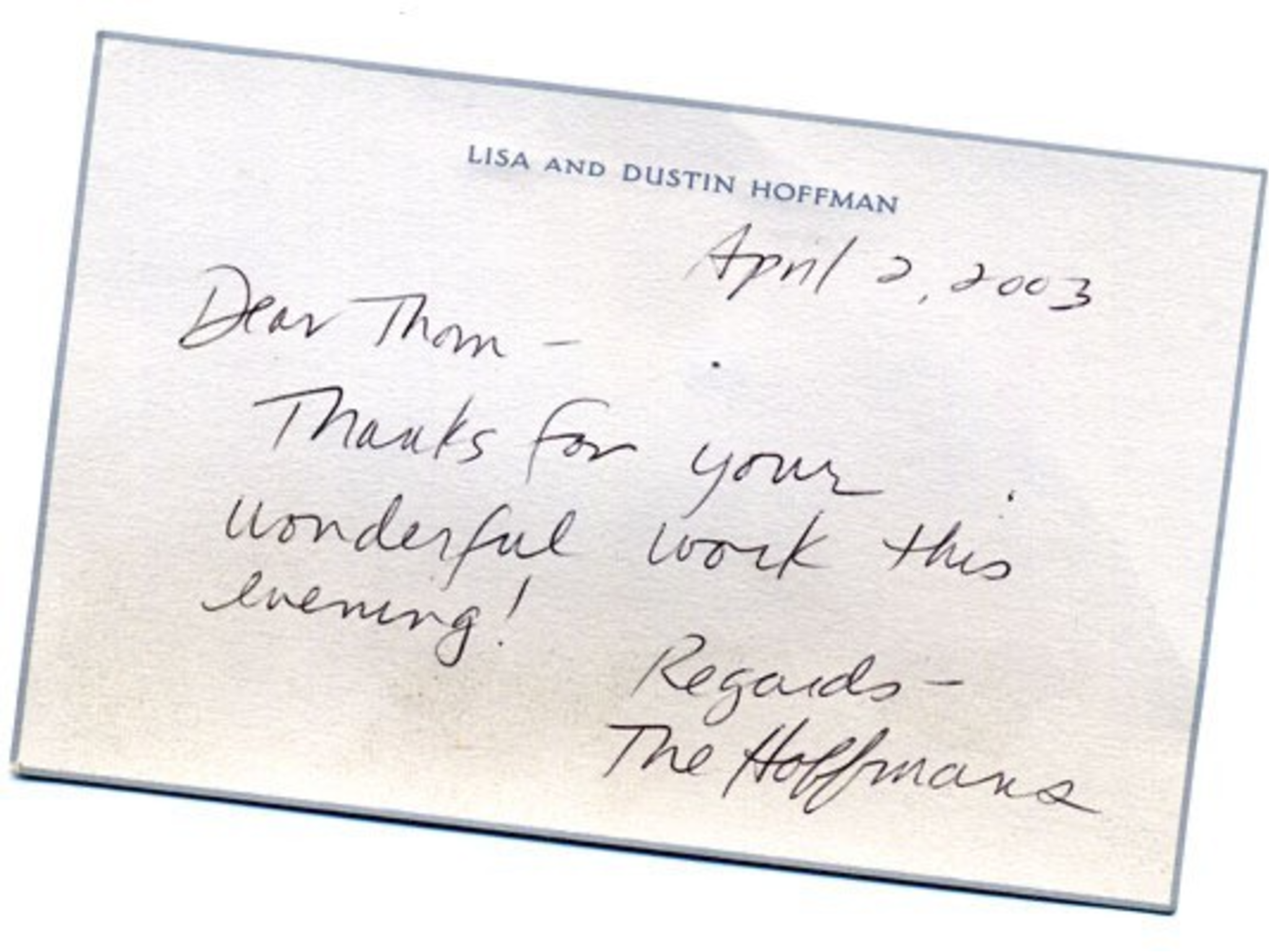 Lisa & Dustin Hoffman